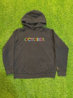 Ovo Octobers very own owl drake pullover hoodie size large